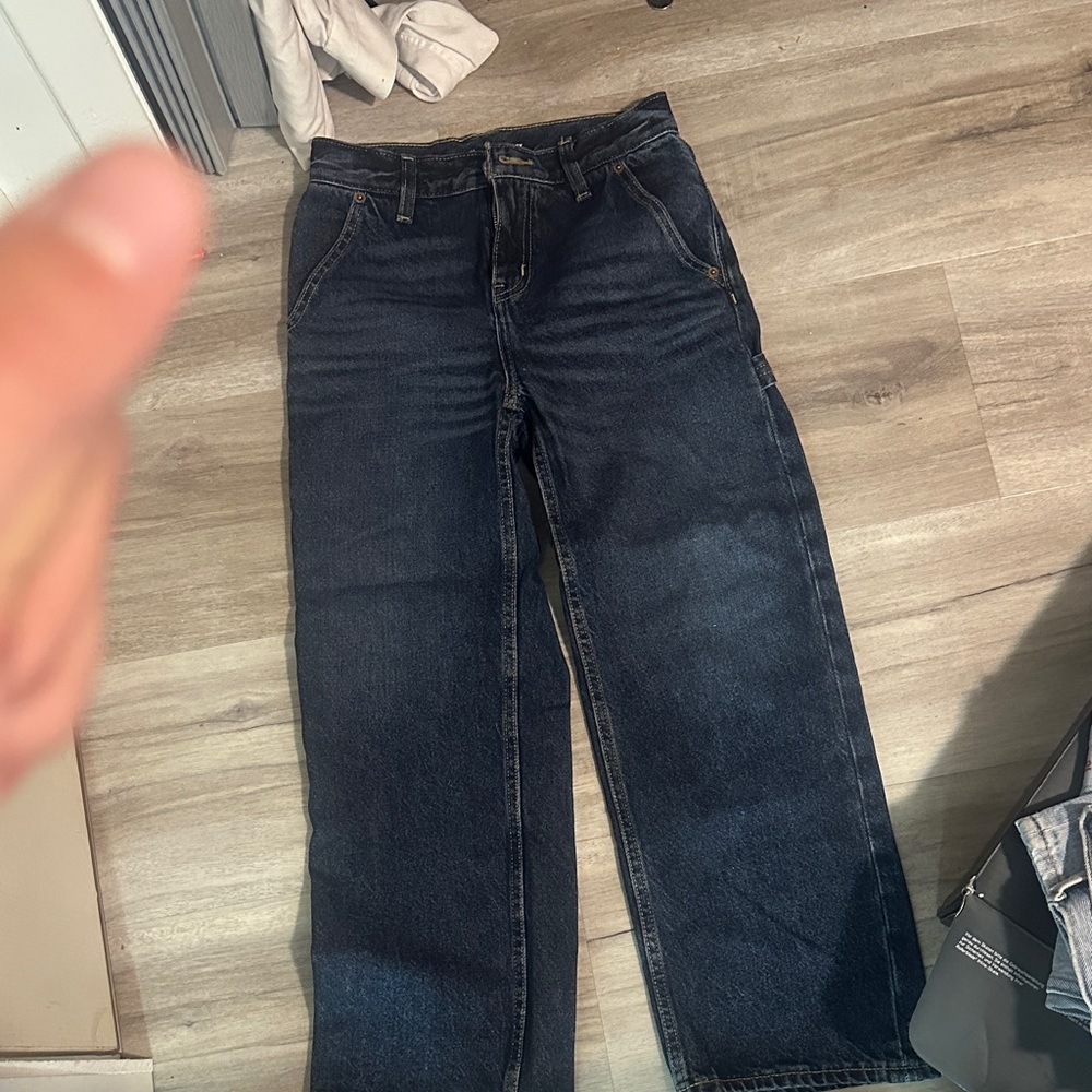 Old Navy Men's Relaxed Fit Jeans in Deep Indigo